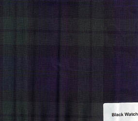 tartans for hire, black watch tablecloths